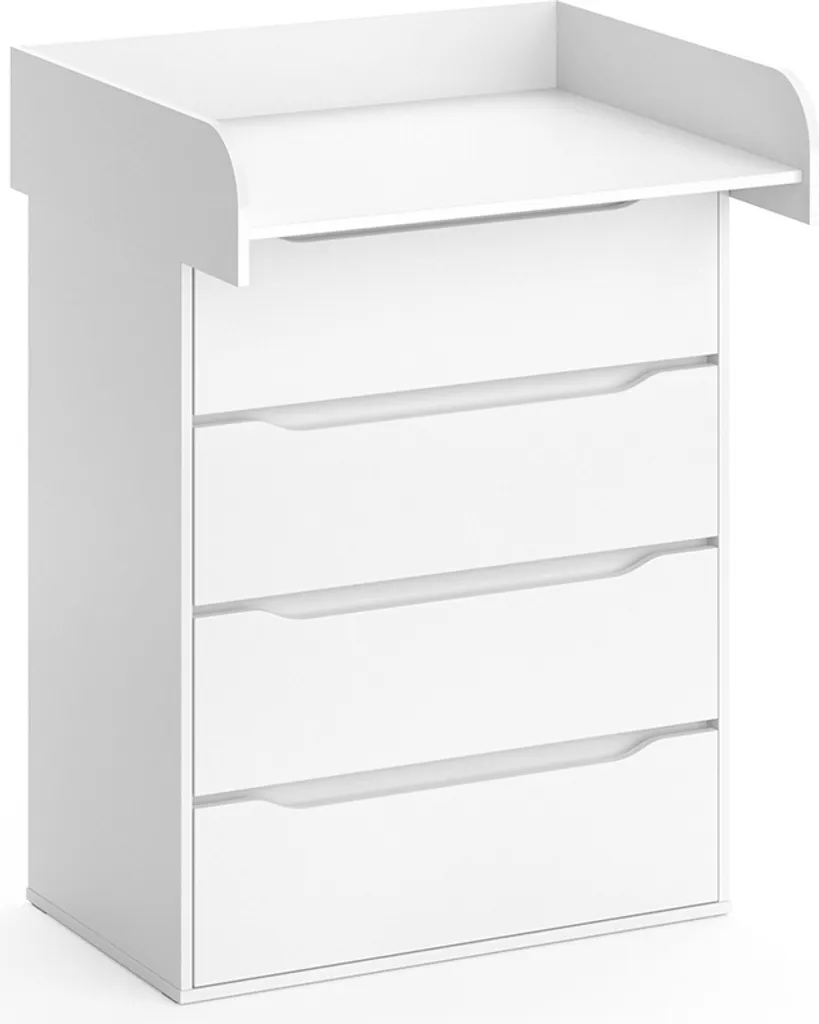 Commode à langer Vicco Ruben Blanc 83.6x117cm Model 34274 pour bébé