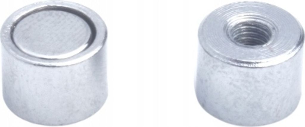 Neodym Magnete Magnetspannplatte 8x6 Innengewinde M3 Satz mit 10 Stück, Extrem stark, Magnettafeln, Kühlschränke, Whiteboards, DIY