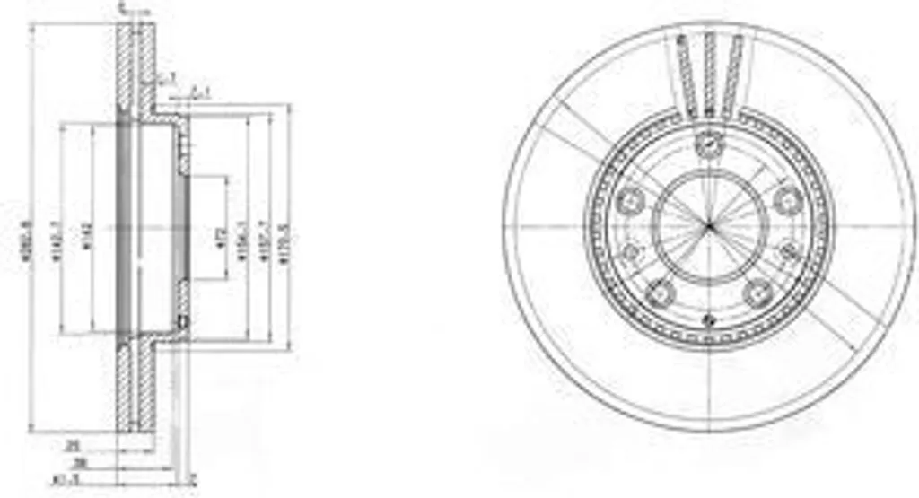 Disque de Frein Avant pour 6 (G) - Qualité OE G26Y3325XA Dr!ve+ DP1010