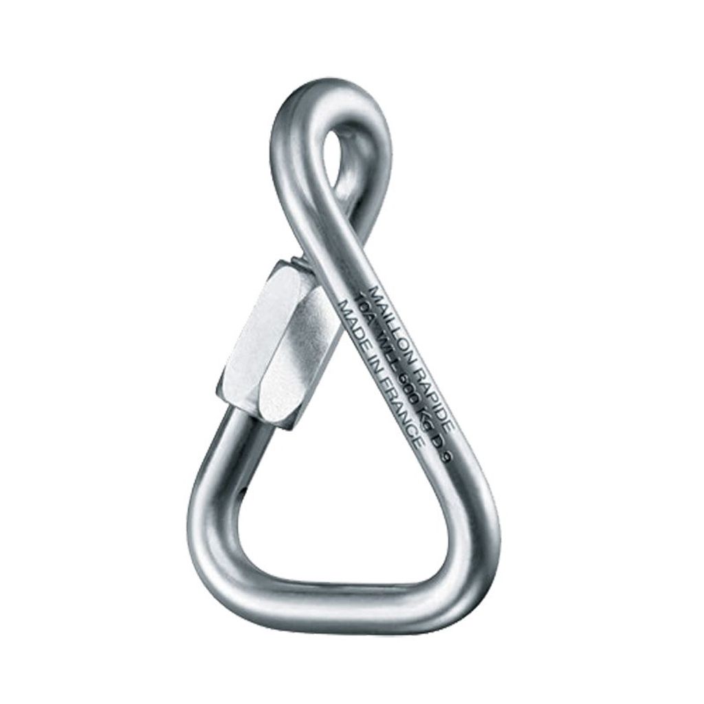 Beal Maillon Delta Twist Karabinerhaken Silber 9 mm Silber 9 mm