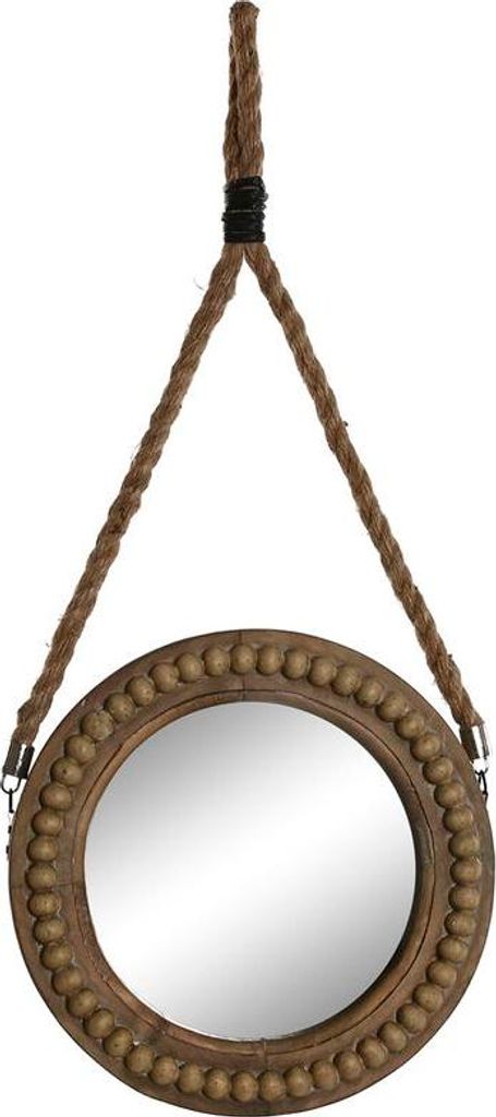 Wandspiegel Home ESPRIT Braun Kolonial Bälle 28 x 4 x 61 cm