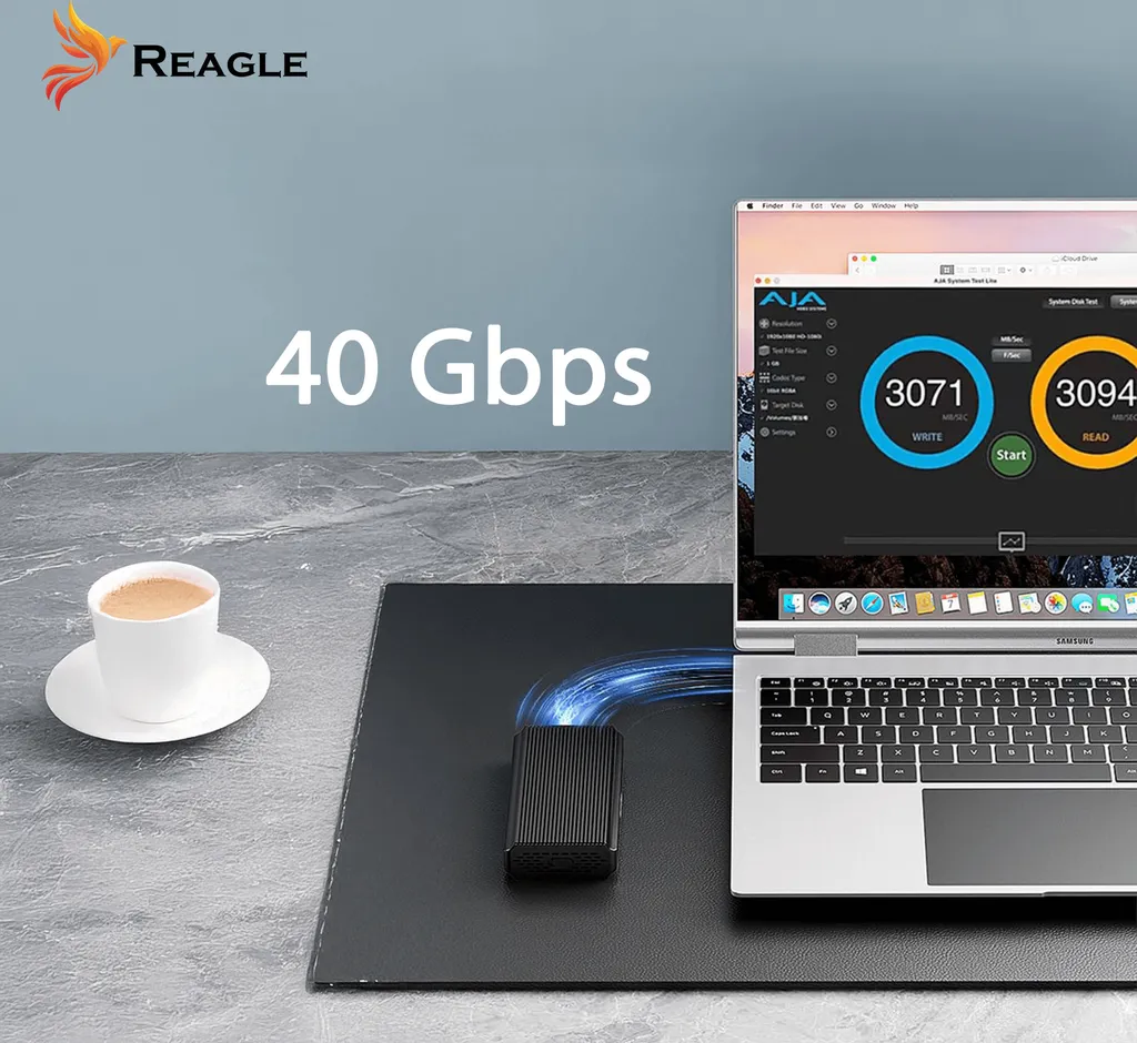 Boîtier SSD M.2 NVME 40Gbps : Solution Thunderbolt 4 pour Stockage Lent - 3