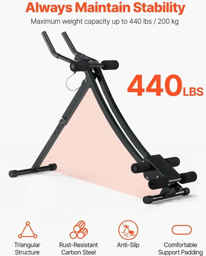 Banc d'abdominaux réglable multifonction pour musculation du ventre - 3
