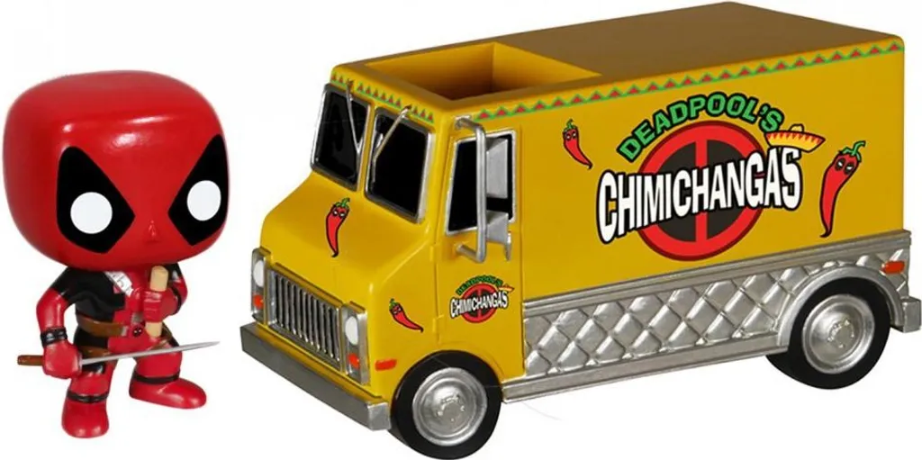 Cadeau Geek Marvel Deadpool Camion Chimichanga Pop Rides Haute Qualité