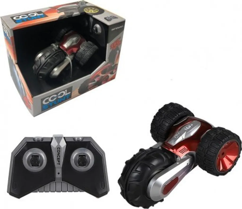 Voiture Télécommandée 360 Stunt avec Rotation et Cascades Double Face
