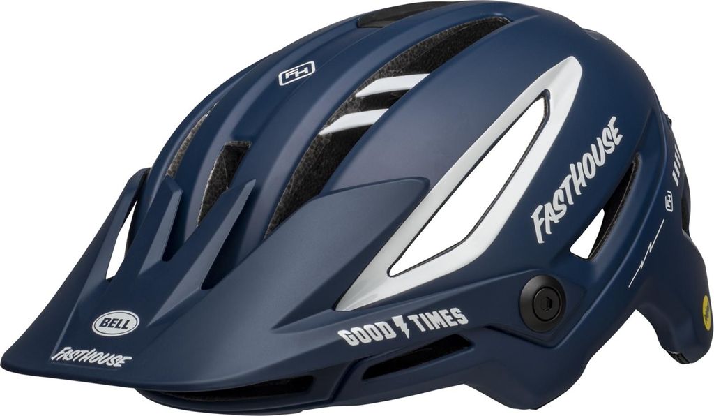 Bell SIXER MIPS Fahrradhelm mt/gls blue/white fasthouse M Dunkelblau