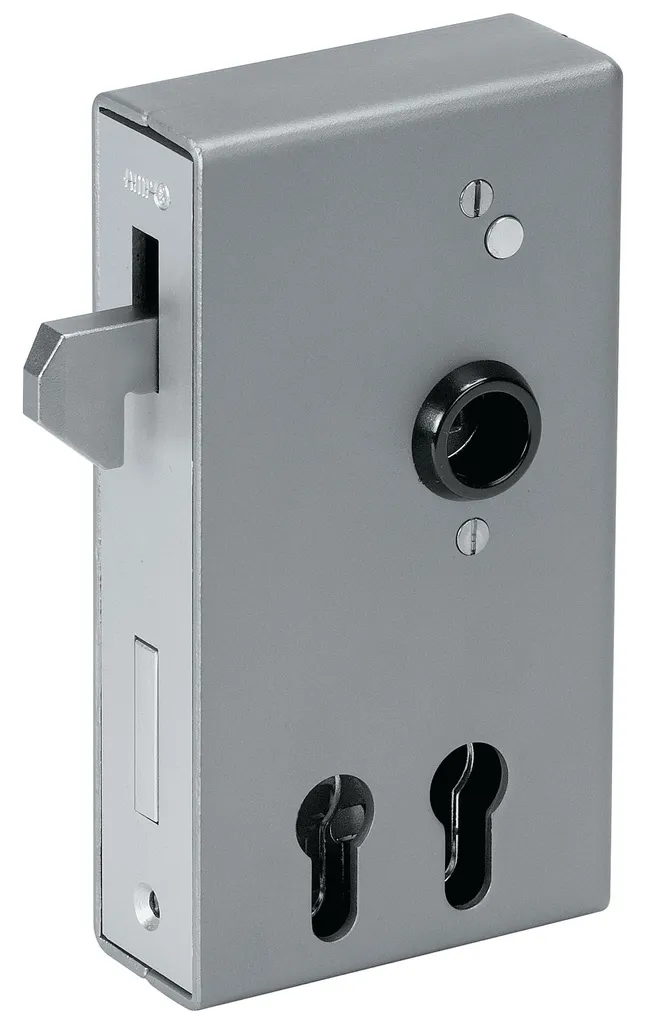 Serrure pour porte coulissante AMF 140SD-40Z boîtier blanc à encastrer