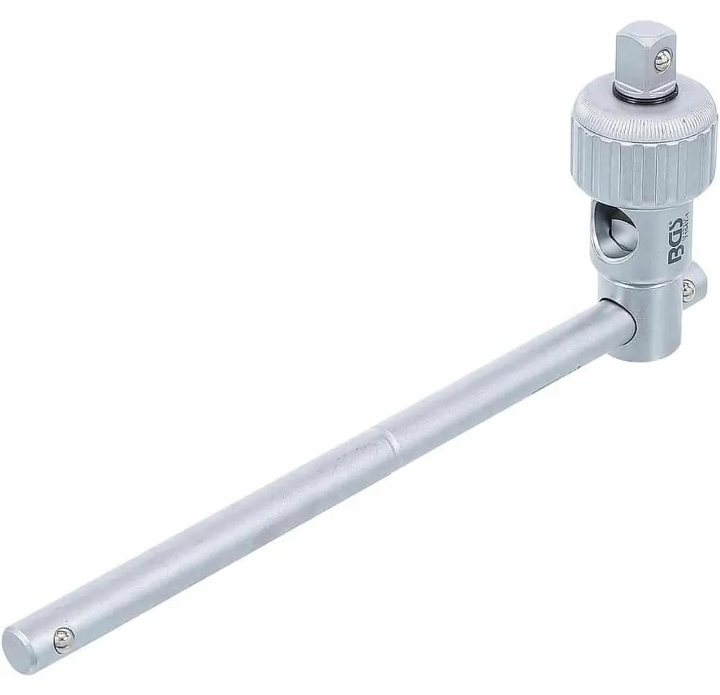 Poignée Coulissante D-Work 1/2 (12,5mm) avec Adaptateur à Douille Cliquet