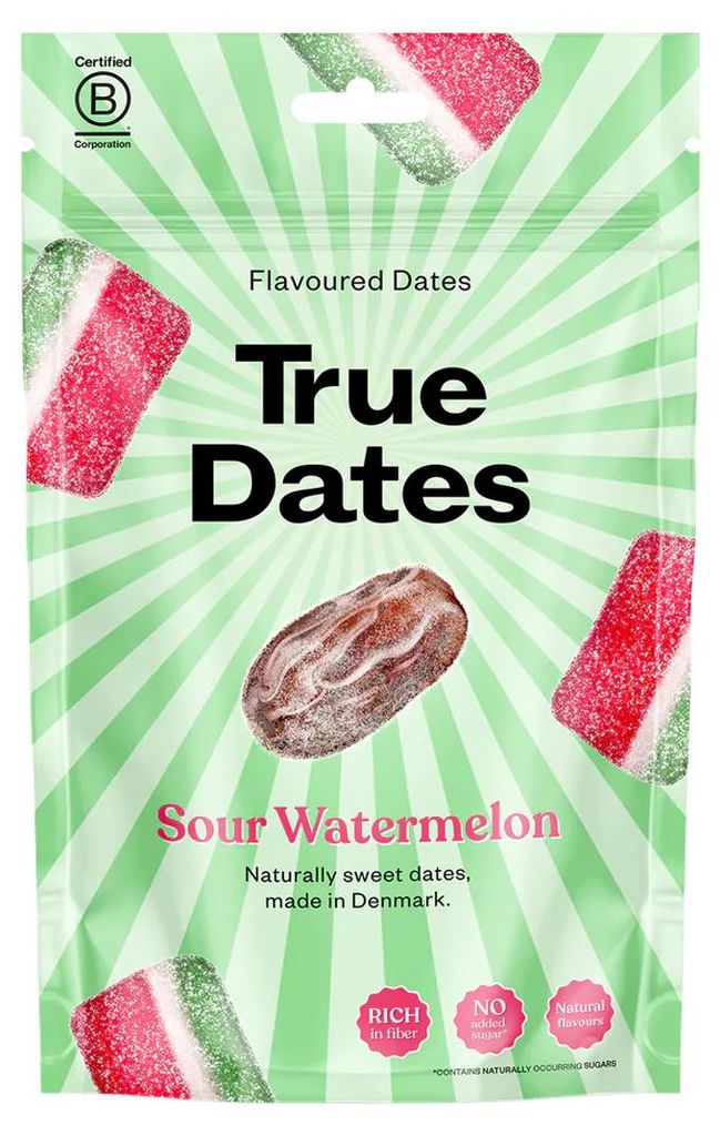 True Dates datle kyselé meloun sladké měkké datle 100g Obrázek produktu 