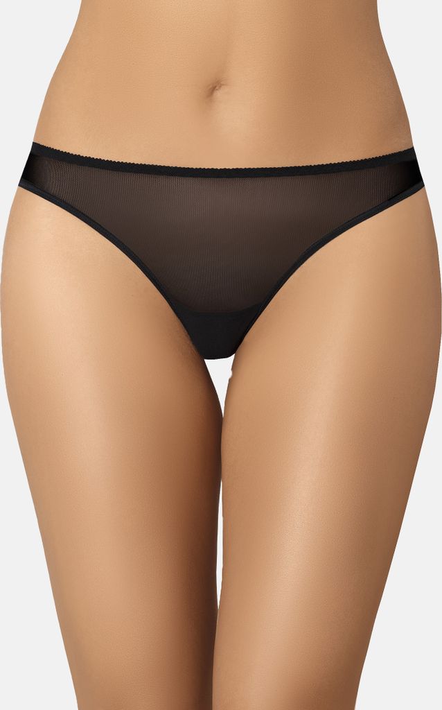 Teyli Brasilianische Slip mit floraler Spitze Naddi Female 305 schwarz XS