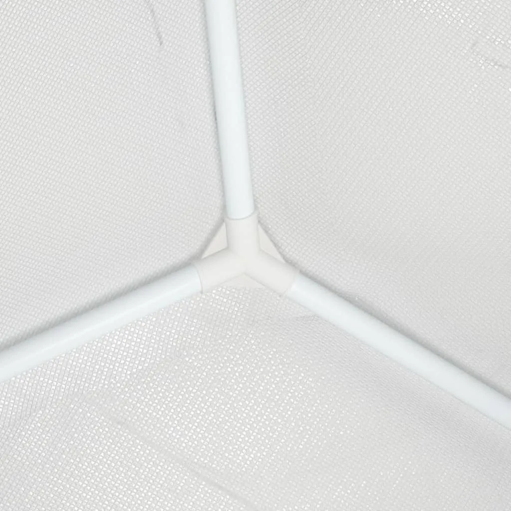 vidaXL Tenda per feste 4 x 6 m bianco - 6