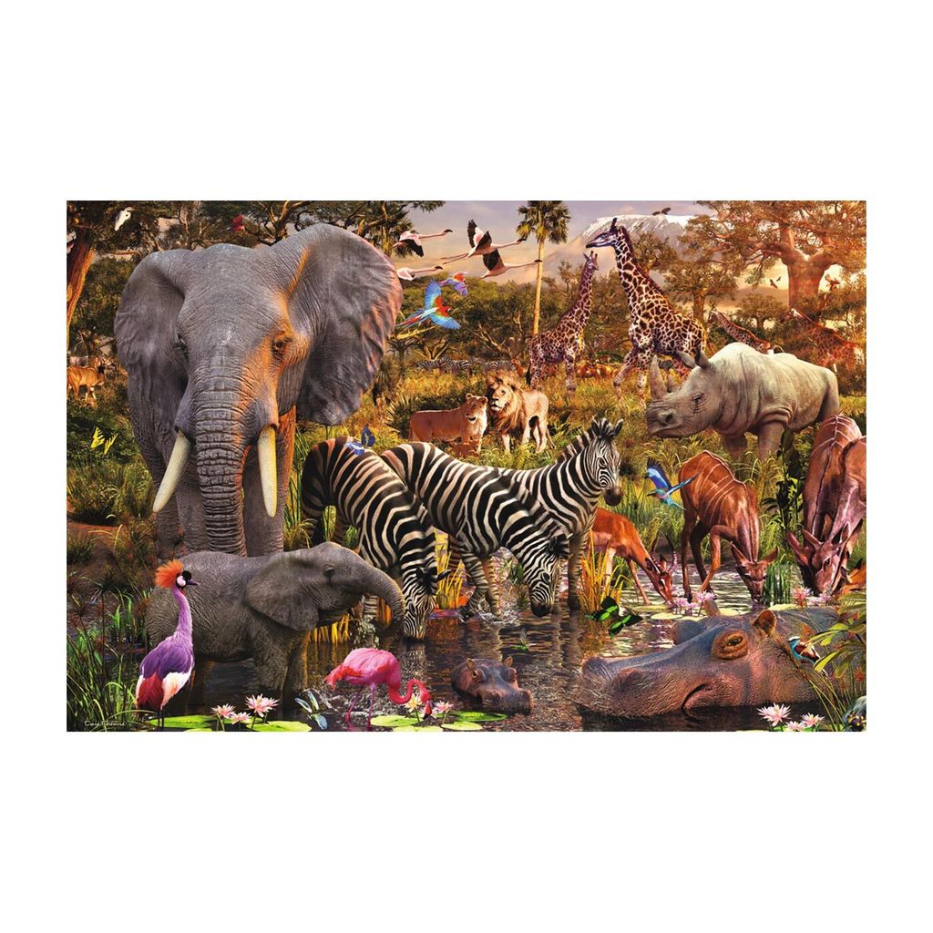 Ravensburger African Animals, 3000 Stück(e), Fauna, 14 Produktbild 
