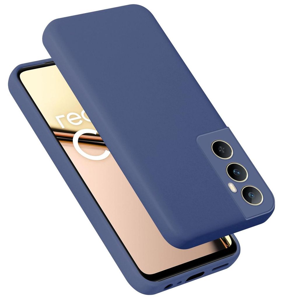 Cadorabo Hülle für Realme C65 Hülle Silikon Handyhülle Case aus flüssigem Silikon, Kratzfeste und stoßfeste Schutzhülle für Realme C65