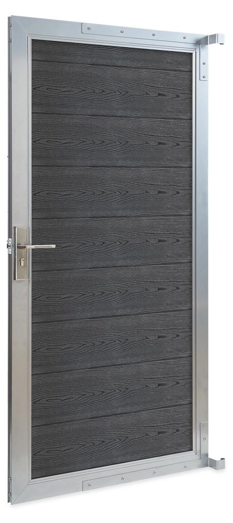 Gartentor 'Segovia' Gartentür 180 x 90 cm WPC Holzdekor Produktbild 