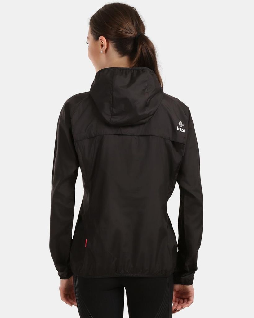 Damen-Ultraleichte Laufjacke Kilpi ANORI-W, SCHWARZ, Größe 42