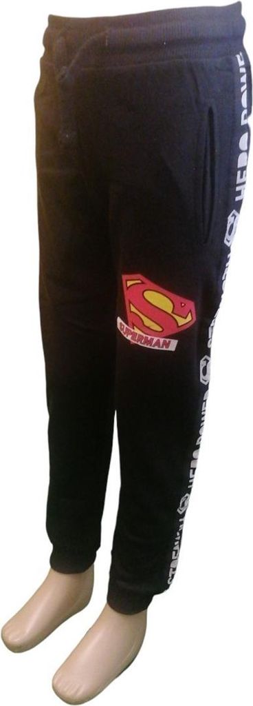 Superman Freizeit- / Jogging- Hose für Jungen, schwarz,116