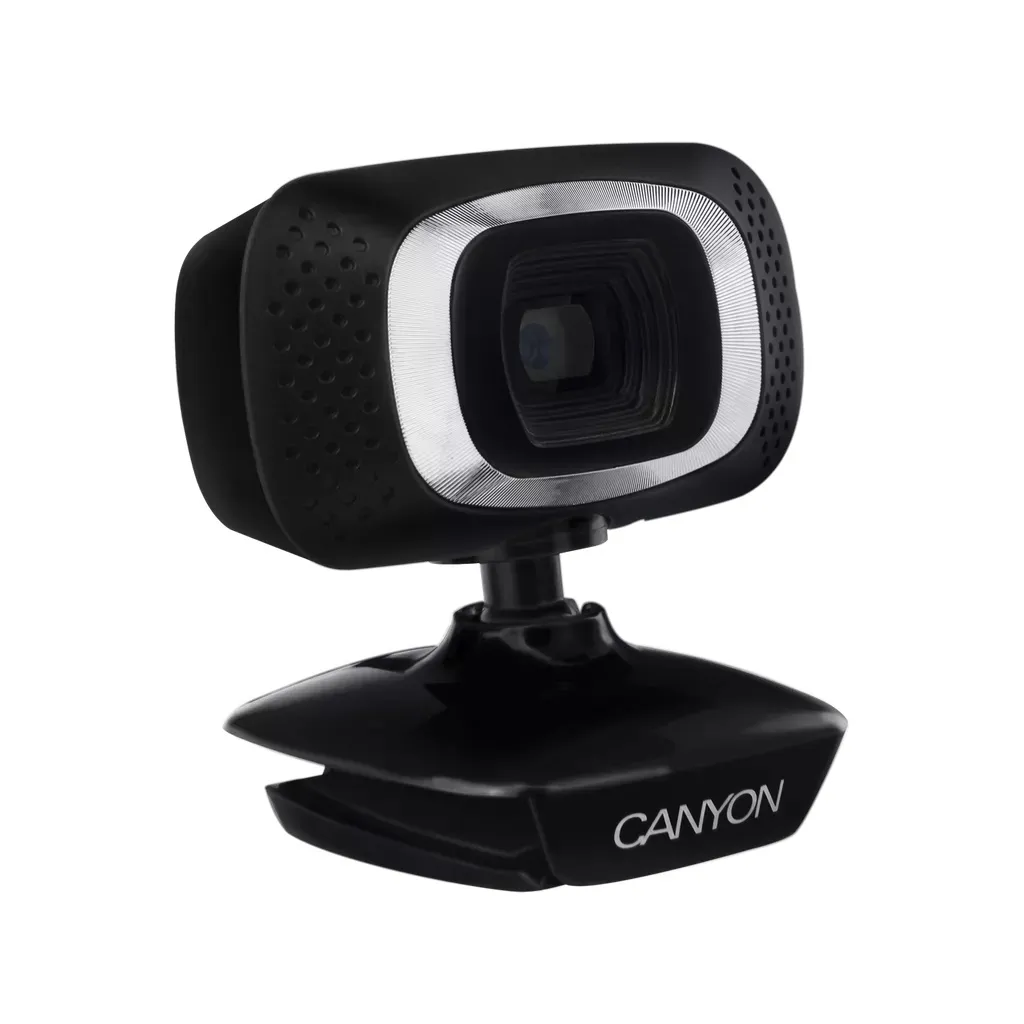 Webcam Full HD 1080p avec microphone intégré Canyon CNE-CWC3N Argent