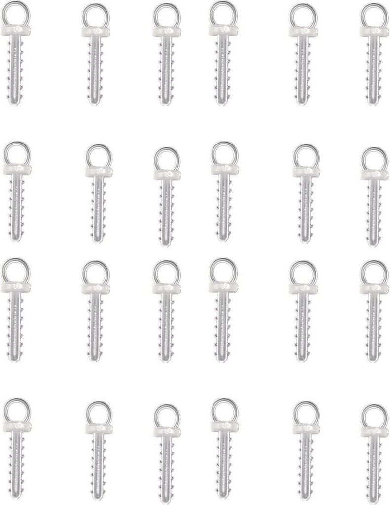 Packung mit 100 Aufhängehaken für Styroporkugeln, Weihnachtskugeln und Eier aus Kunststoff oder Styropor