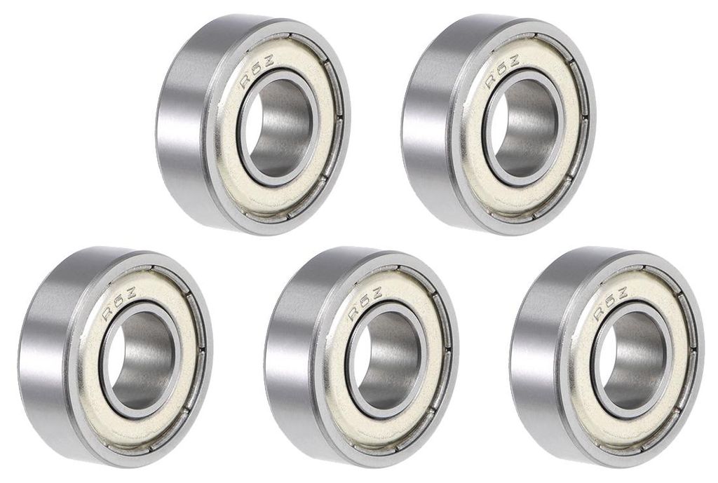 5 Stk Kugellager Doppelt geschirmte ABEC-5 Lager R6ZZ 3/8" x 7/8" x 9/32"