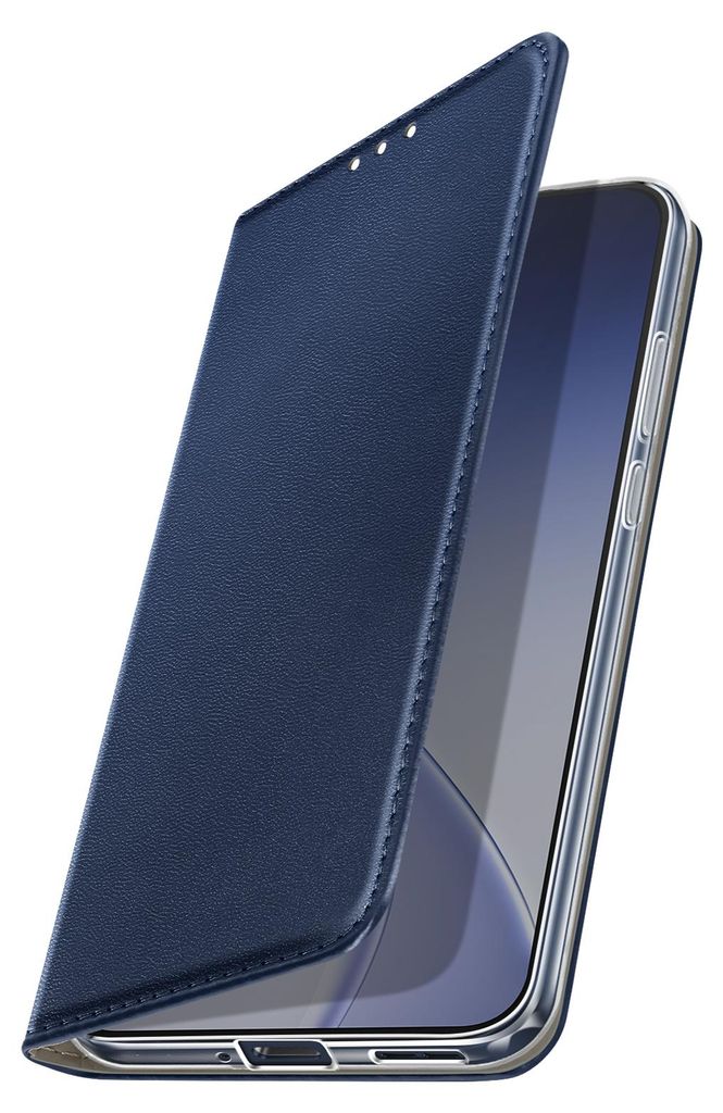 Avizar, Klappetui mit Kartenfach und Videostand Oppo Reno 15F / 15 FS, Nachtblau
