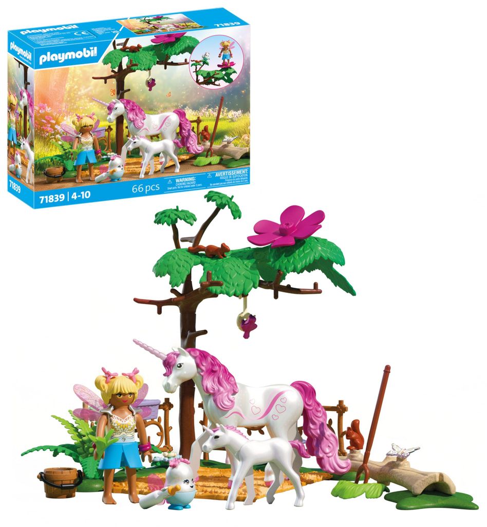 71839 Magic Unicorns: Einhorn-Stall für Mama und Fohlen Produktbild 