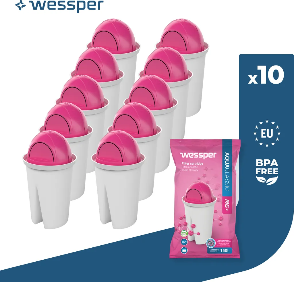 Wessper Classic Magnesio 10pz | Filtri Ricambio Brita e Dafi Classic