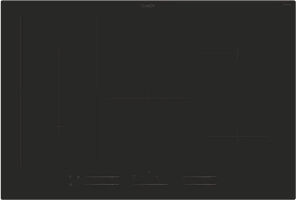 Plaque Induction 5 Zones Candy 60cm Noir avec Commandes Tactiles