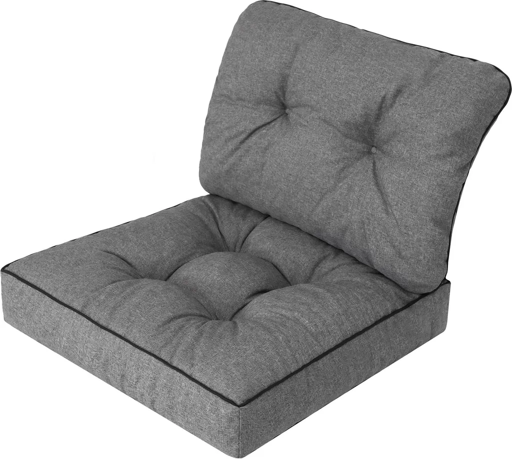 Coussin Jardin 70x70 Moelleux Graphite pour Rénover vos Meubles Rotin