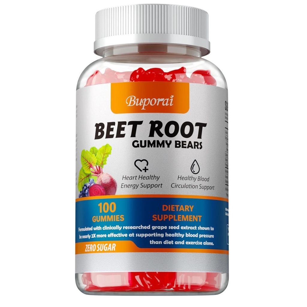 Beet Root Gummy Bears (100 Gummibärchen) Produktbild 