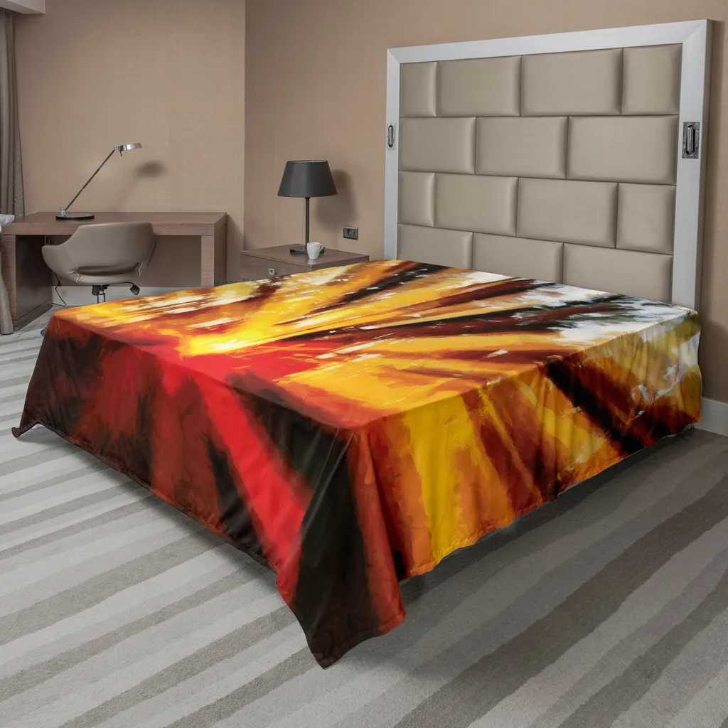 Lenzuolo Matrimoniale ABAKUHAUS Tramonto Magico 275x260 Morbido