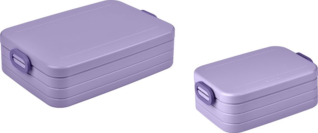 Mepal | Take a Break Duo Pack | Brotdose To Go | Lunchboxen für 2 bis 4 Sandwiches oder 4 bis 8 Brotscheiben | ideal für Meal Prep | Essenbox mit...