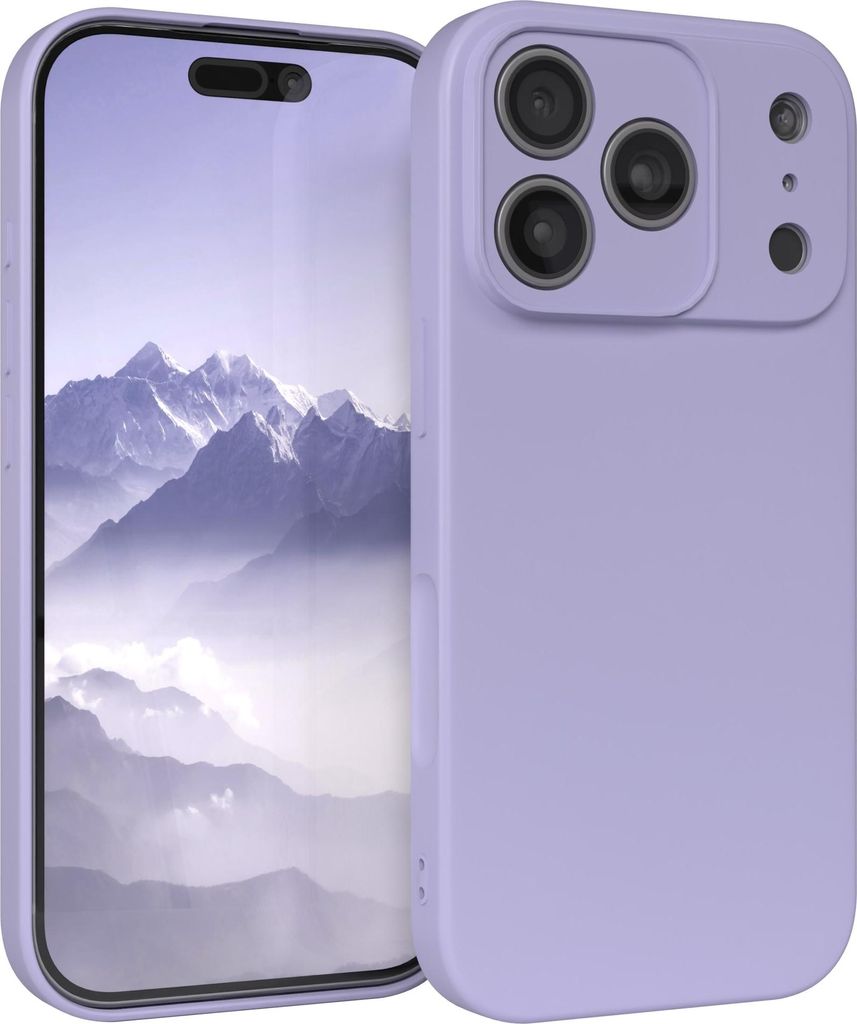 EAZY CASE - TPU Hülle für Apple iPhone 17 Pro, TPU Case stoßfeste Handyhülle, weiches Cover mit Kameraschutz, Silikonhülle in Lila