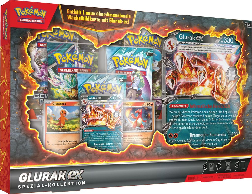 Pokémon-TCG: Glurak-ex Spezial-Kollektion Produktbild 