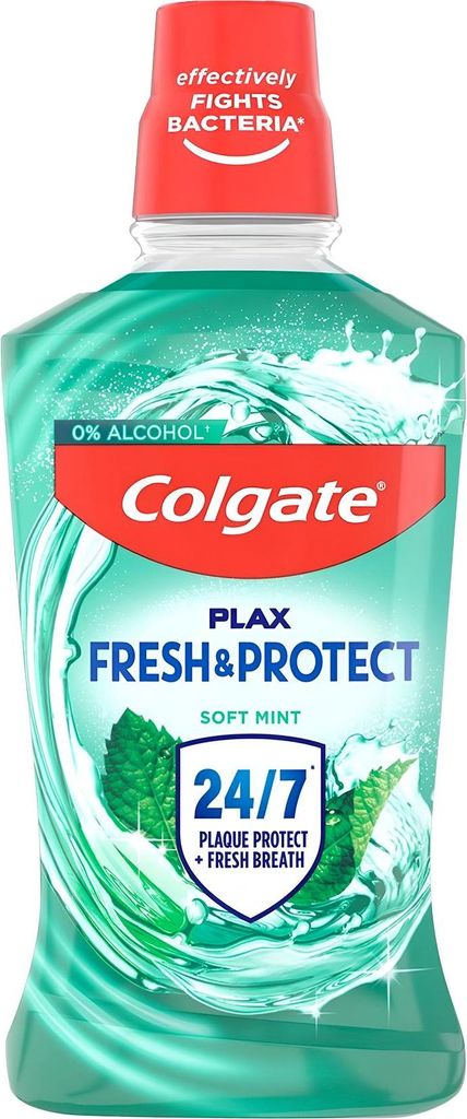 Płyn do płukania jamy ustnej Colgate Plax Soft Mint 500 ml Immagine del prodotto 