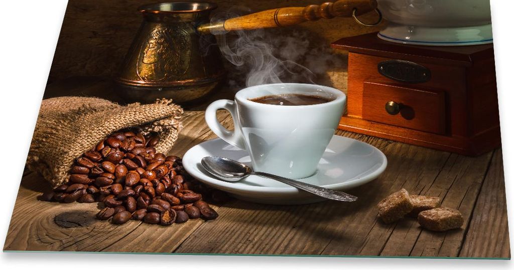 Herdabdeckplatte Abdeckung Glaskeramikfeld Abdeckplatte 1-Teilig 80x52 Kaffee Schutz