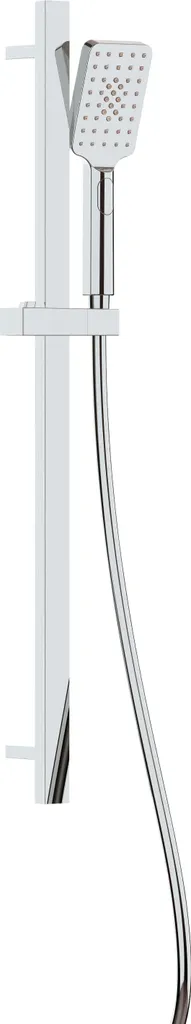 Colonne de douche avec douchette à main multi-jets et rail réglable
