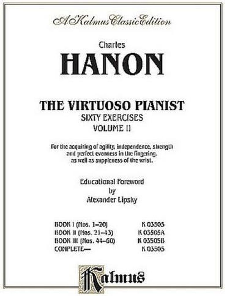 Hanon, C: Virtuoser Pianist, Band 2