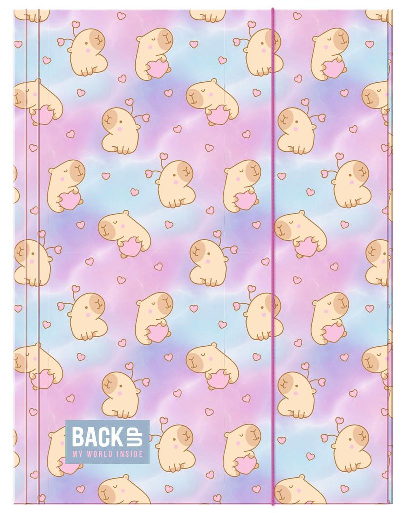 Cartellina con elastico A4 Kapibara dream BackUp Derform Immagine del prodotto 