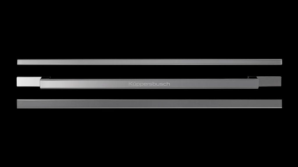 Küppersbusch Design-Kit bestehend aus 1 Griff, 2 Streifen - Silver Chrome | für 60 cm Backöfen und Kompaktgeräte DK3000