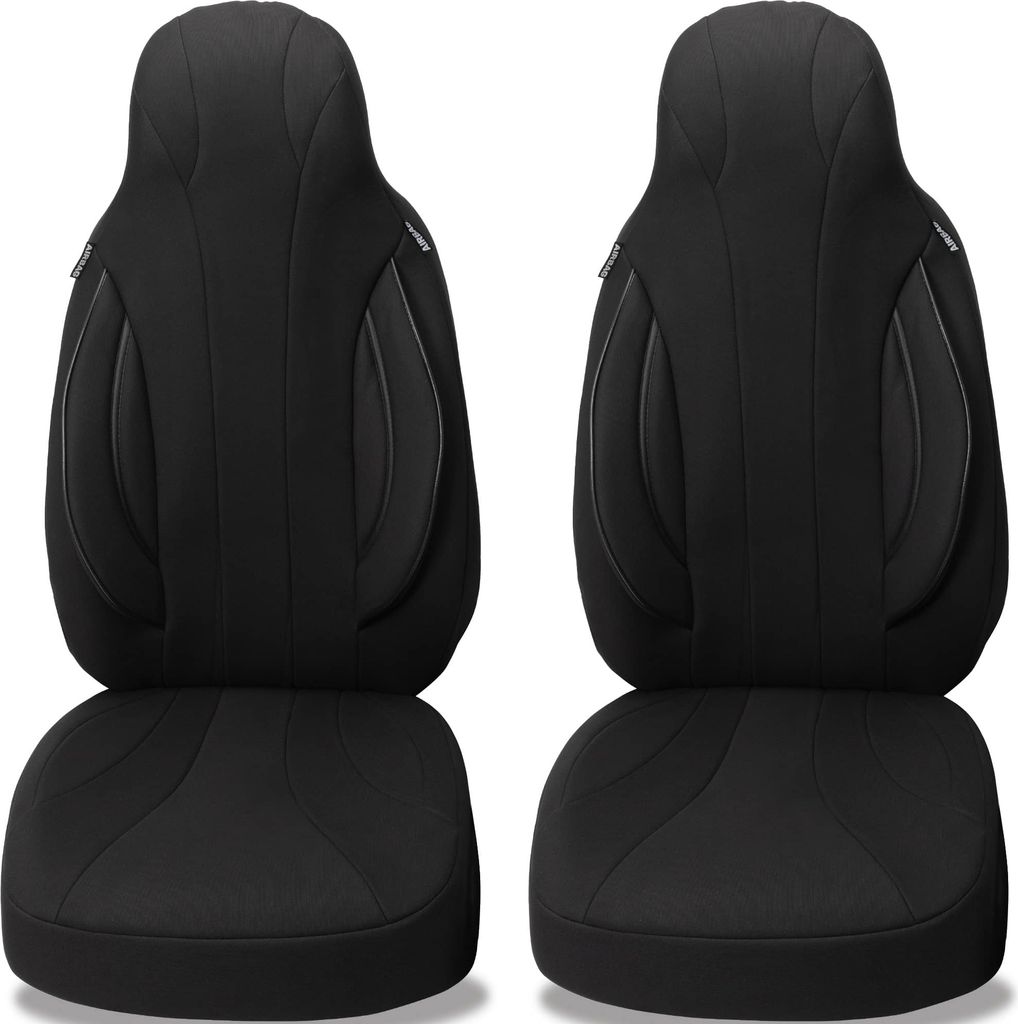 SAAB 9-5 1 Bj 1997-20 kompatible Schonbezüge in Schwarz PL403