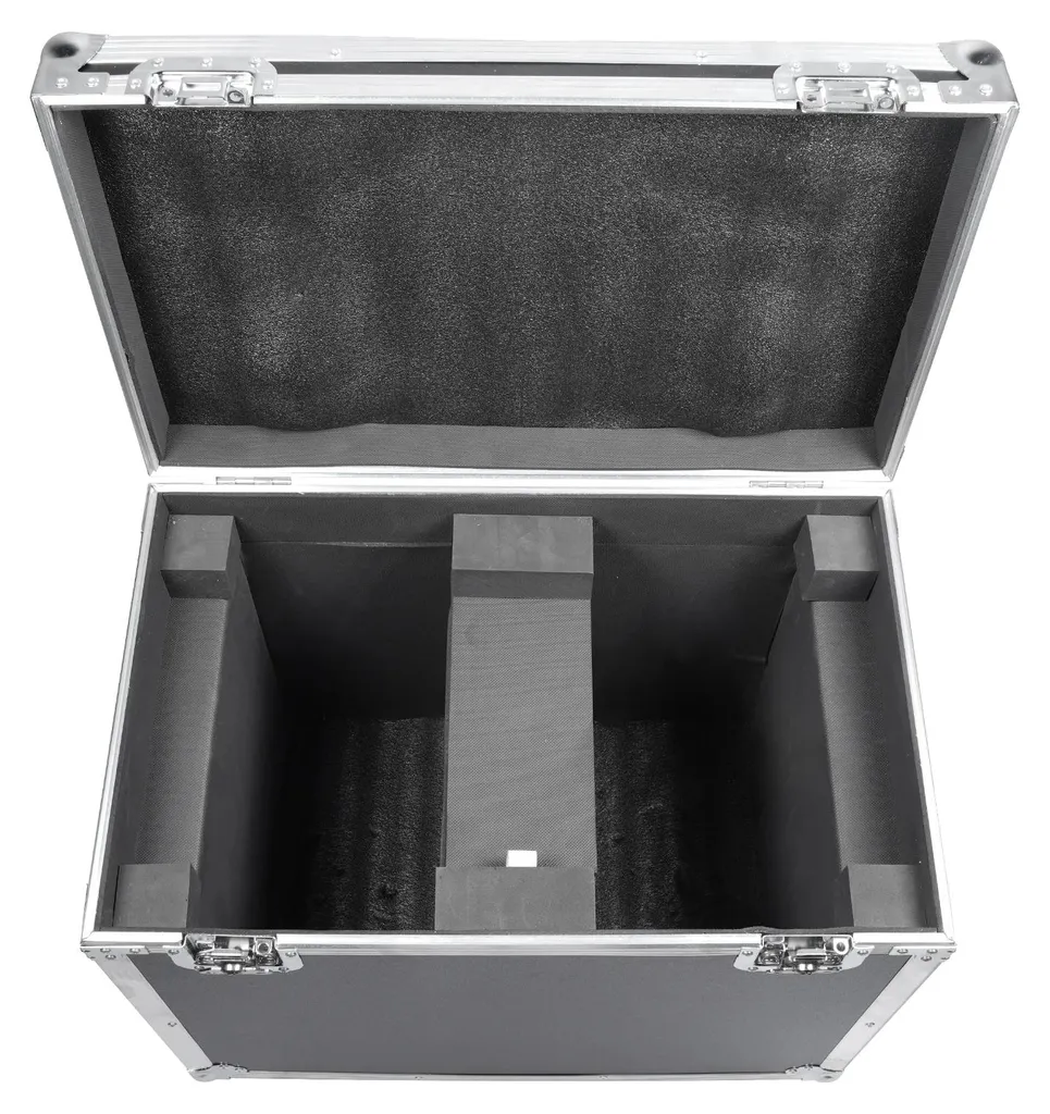 Flight case de transport noir idéal pour accessoires DJ et sonorisation