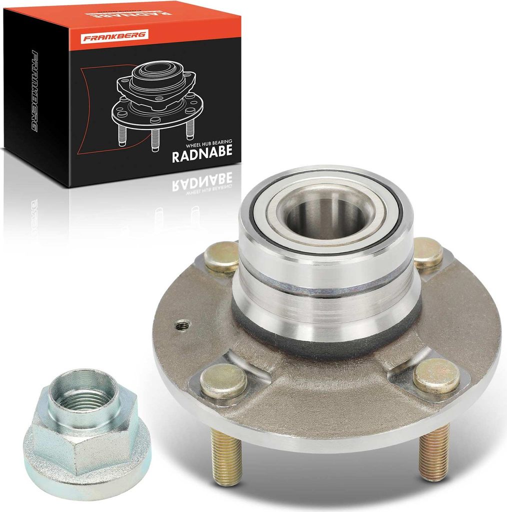 Frankberg 1x Radnabe Radlagersatz Hinterachse beidseitig für Chevrolet Rezzo MPV Daewoo 1.6L 2.0L 1.8L 2000-2008