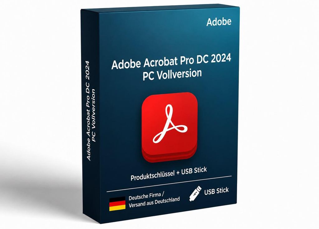 Adobe Acrobat Pro DC 2024 + USB Stick / Kein Abo / Produktbild 