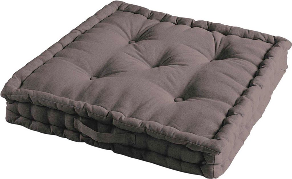 Sitzkissen 60 x 60 cm Bali Taupe