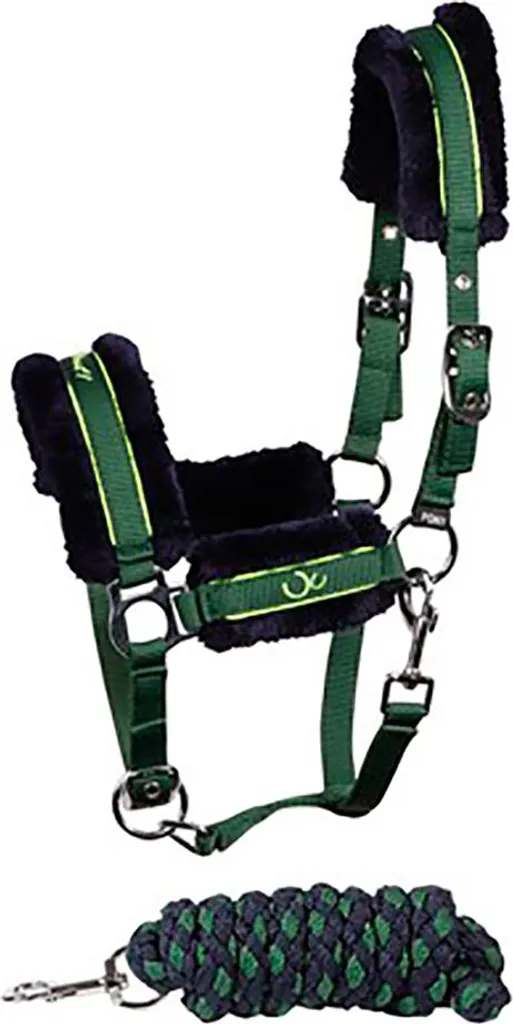 Ensemble Licol et Longe Soft Stout Lime Taille Shetland Harry's Horse