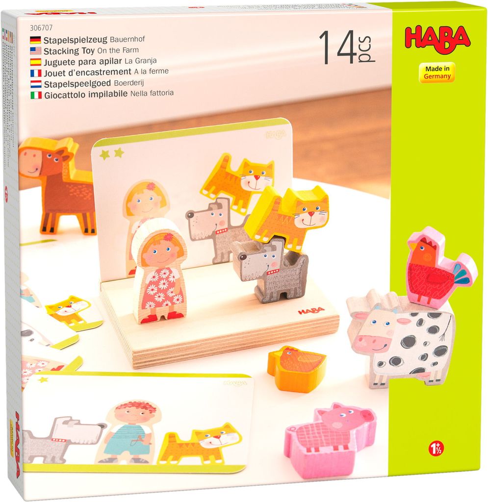 Stapelspielzeug Bauernhof Produktbild 