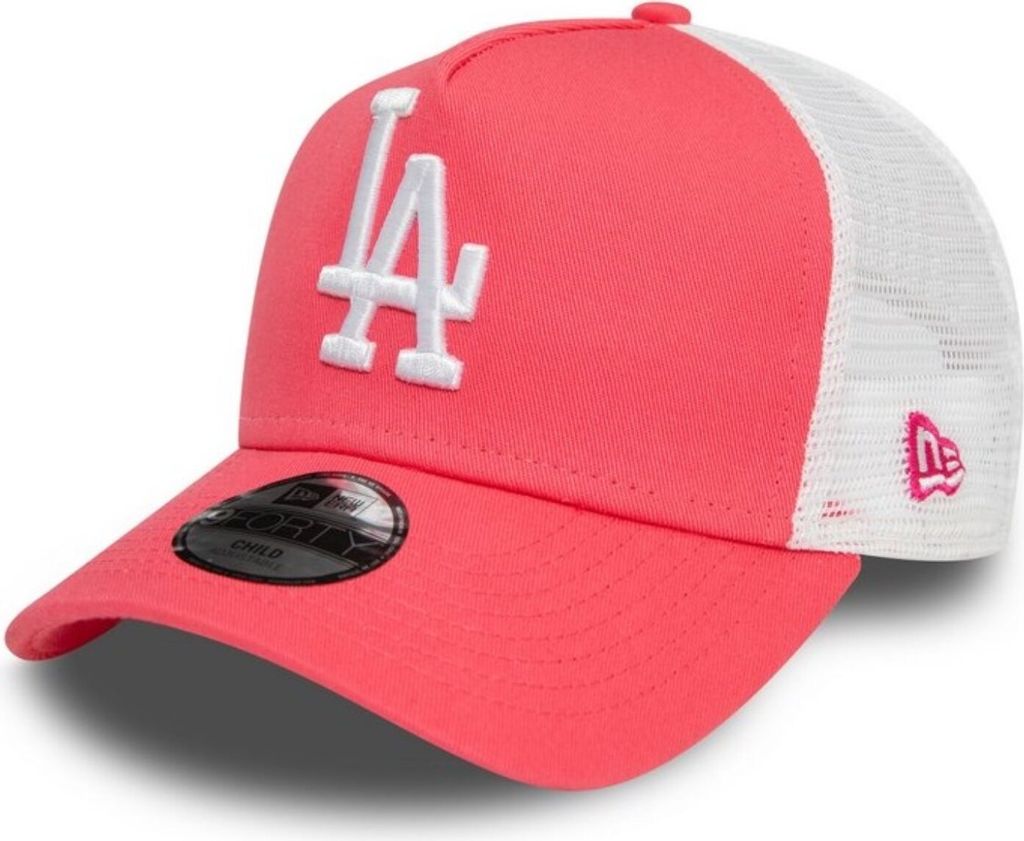 New Era Kinder Trucker Cap - Los Angeles Dodgers pink Youth
