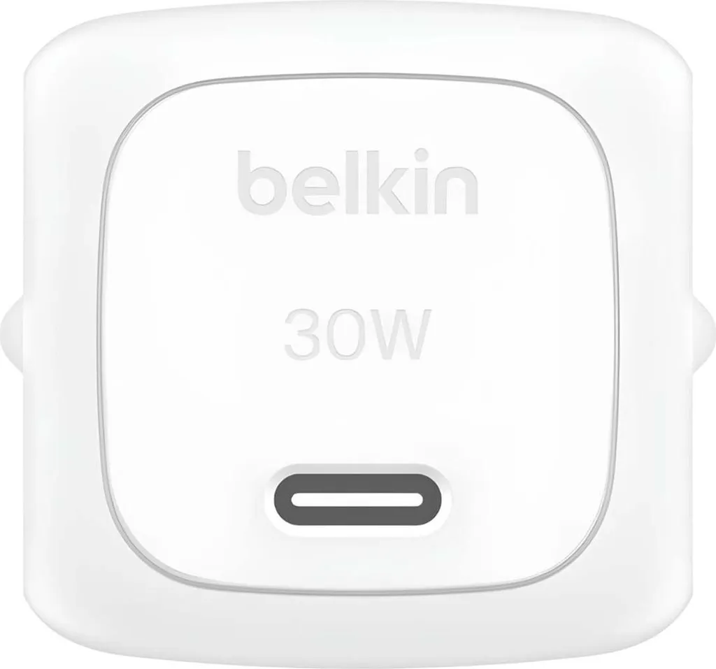Chargeur USB-C 30W Belkin PD et PPS avec câble Lightning 1m blanc - 2