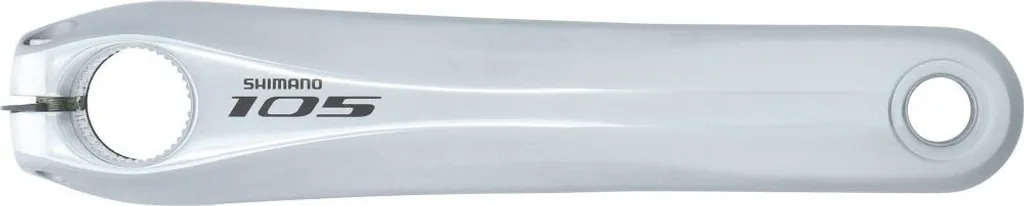Bras de manivelle Shimano 105 FC-5800 Argent 165 mm rigide et léger