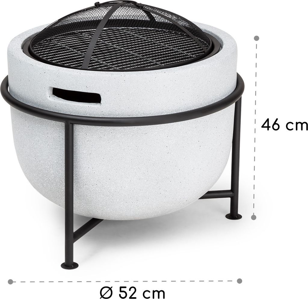 Blumfeldt Feuerschale, Tragbare Feuerstelle Outdoor, Produktbild 7